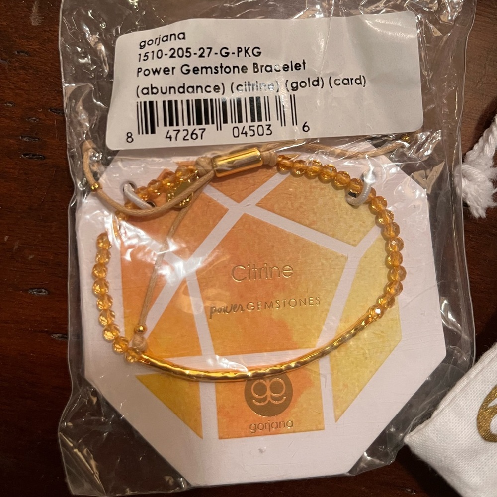 Gorjana NWT Citrine & Gold Power Gemstone Bracelet ✨